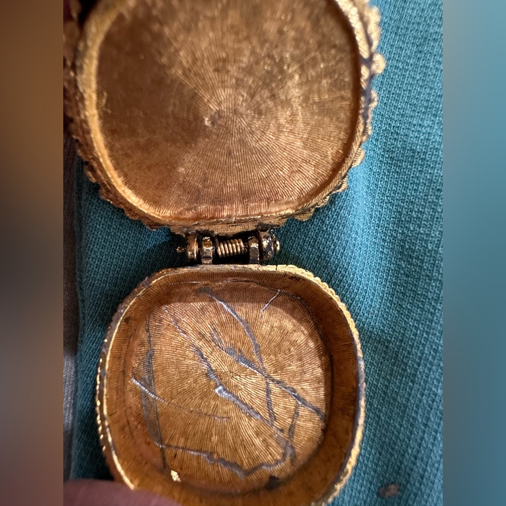 Vintage Max Factor Solid Hypnotic Perfume Golden … - image 3